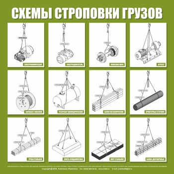 Схема строповки st05 - Схемы строповки и складирования грузов - vektorb.ru